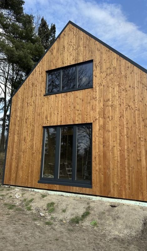 Domek drewniany do 35m2 zrealizowany przez firmę WDECHE